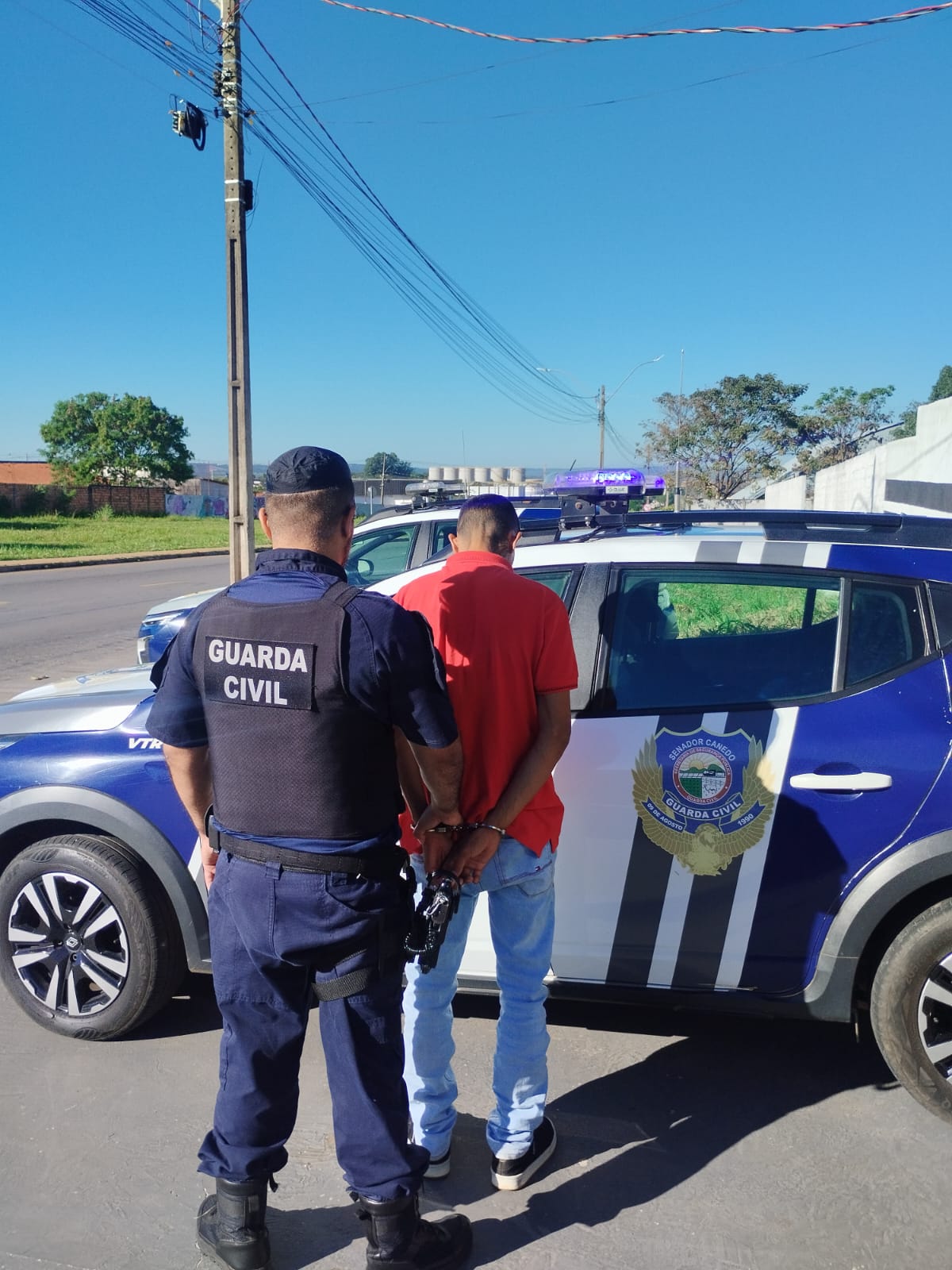 GCM atende ocorrência de violência doméstica no Parque Alvorada, em Senador Canedo