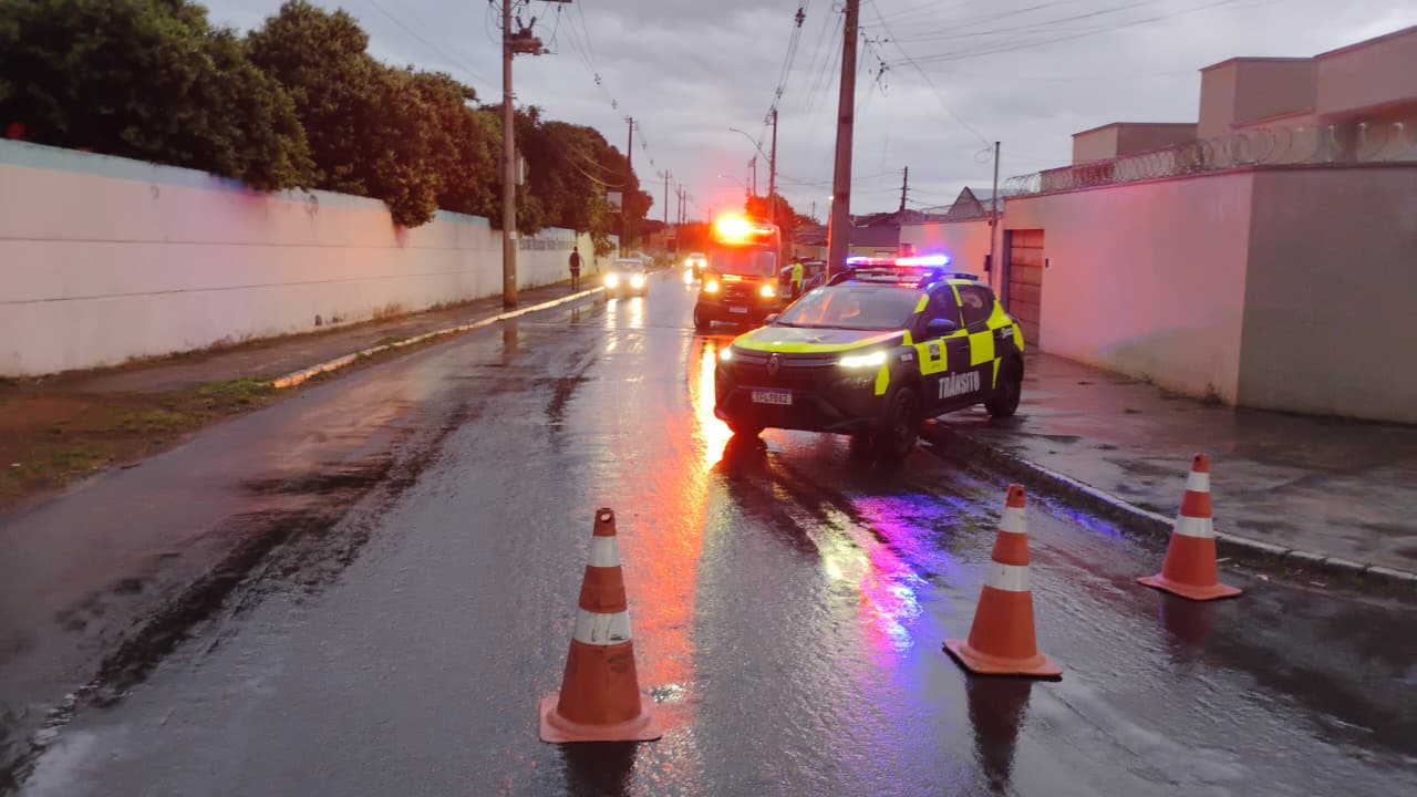 SMT atende ocorrência com morte de motorista ao volante em Senador Canedo