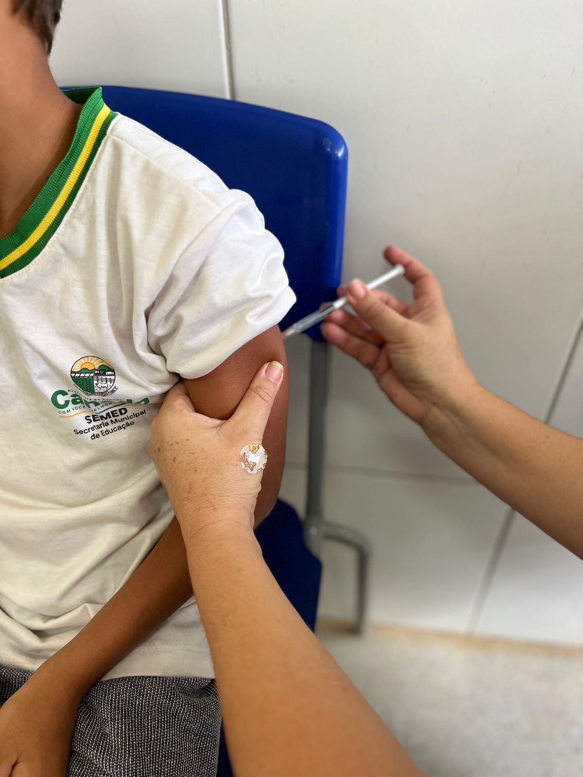 UBS do Prado realiza ação de saúde em escola municipal de Senador Canedo