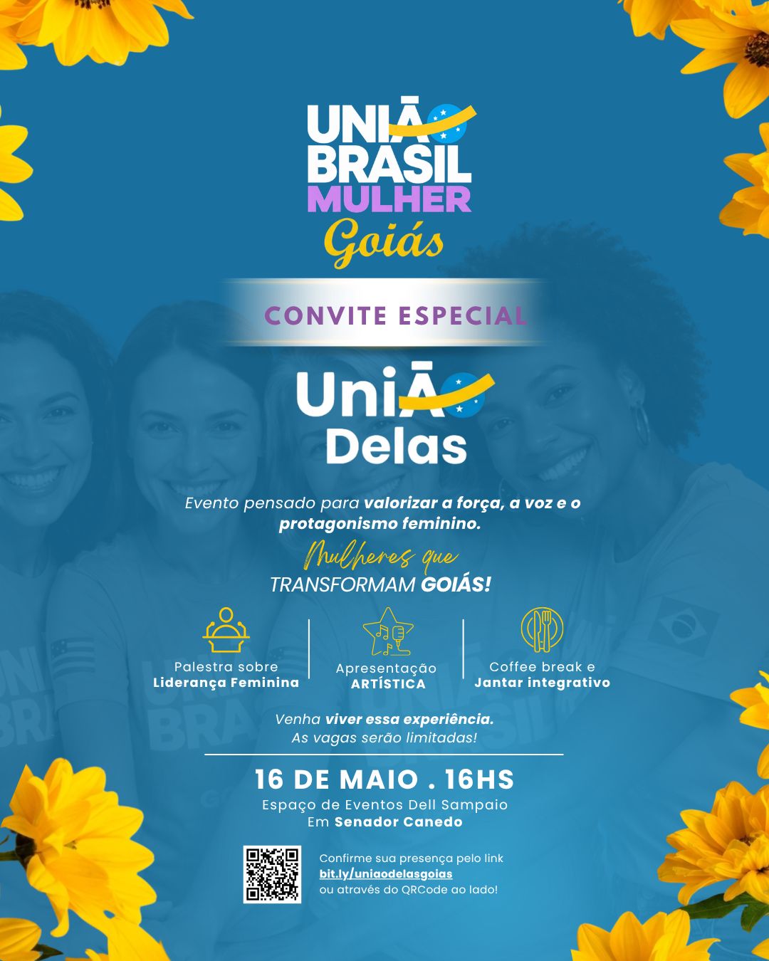 União Brasil Mulher Goiás promove evento “União Delas” em Senador Canedo