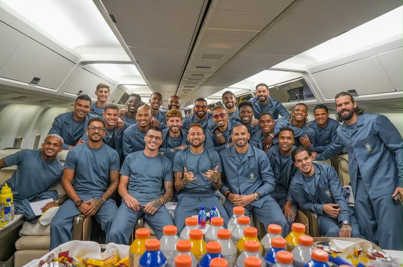 Seleção Brasileira embarca e inicia oficialmente busca pelo hexacampeonato
