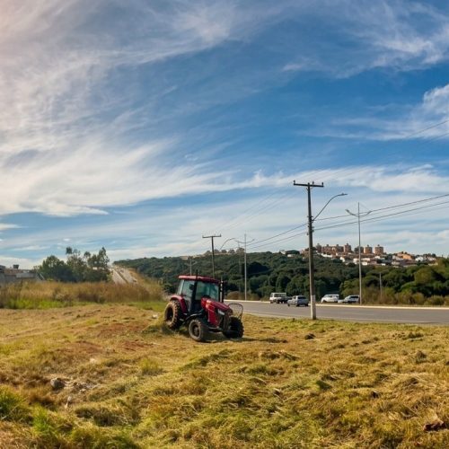 Prefeitura intensifica roçagem em bairros e avenidas de Senador Canedo