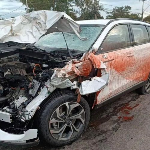 Cantor Israel da dupla Israel e Rodolfo sofre acidente na BR-153, em Goiânia