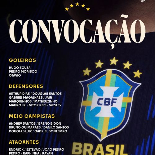 Ancelotti divulga nova convocação da Seleção Brasileira; veja a lista completa