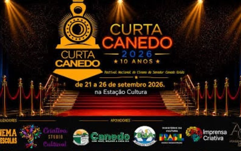 Curta Canedo 2026 oferece oficinas gratuitas de cinema e teatro em Senador Canedo