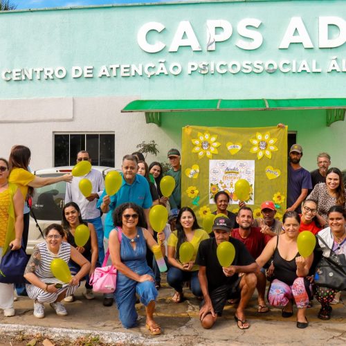Setembro Amarelo reúne usuários dos CAPS em ações de cuidado e valorização da vida
