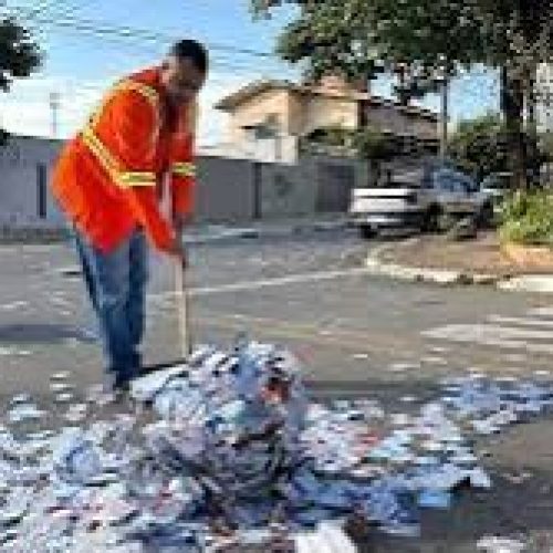 Lixo eleitoral deixa prejuízos após a eleição e pode gerar punição;