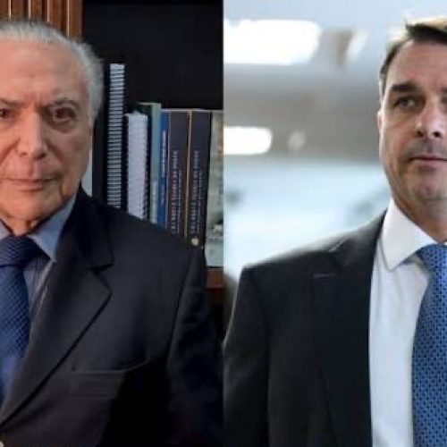 Michel Temer apoia Flávio Bolsonaro no 2º turno e diz que “as urnas falaram” por mudança