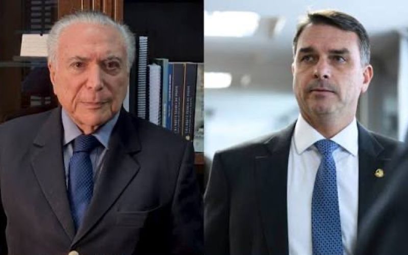 Michel Temer apoia Flávio Bolsonaro no 2º turno e diz que “as urnas falaram” por mudança