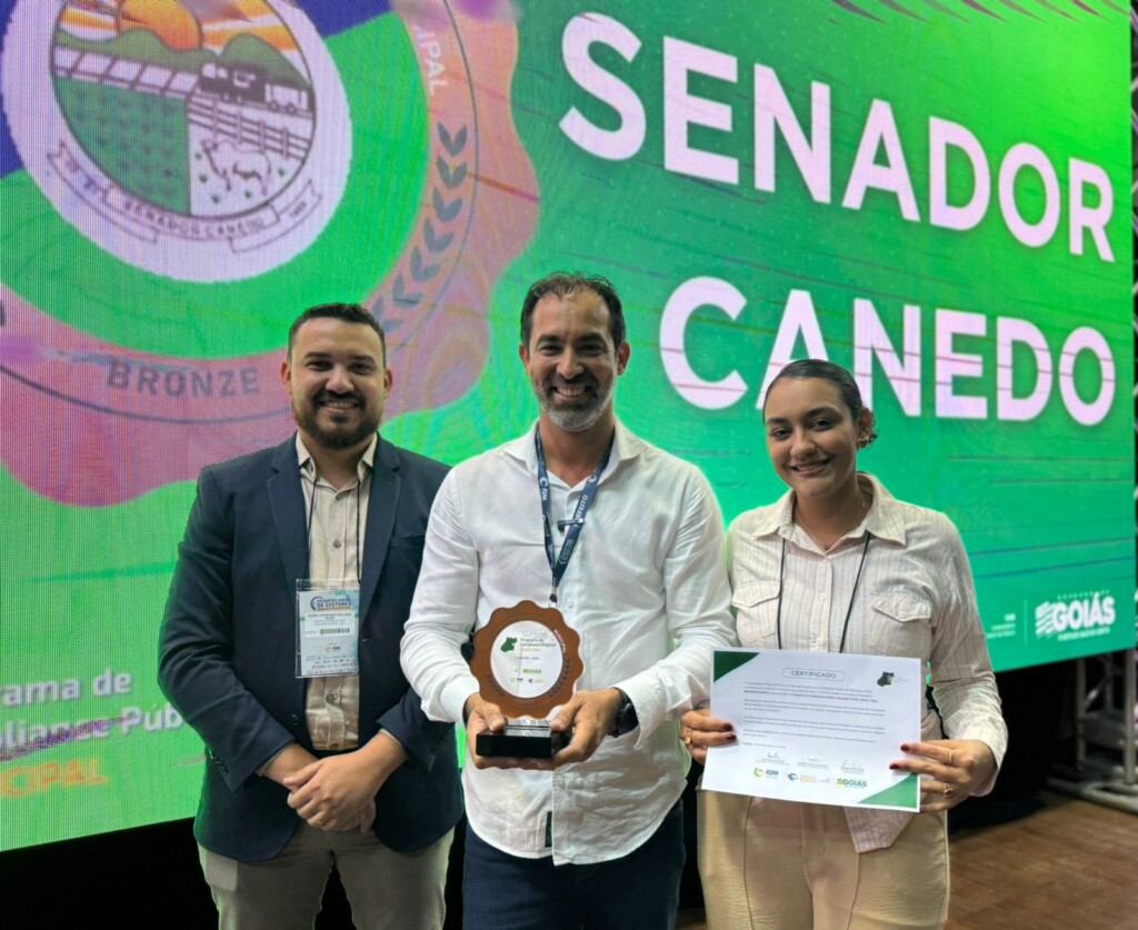 Senador Canedo Recebe Selo Bronze em Compliance Público por Gestão Transparente e Ética