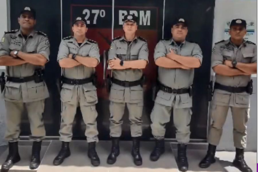 O comandante do 2° CRPM visita O 27° BPM em Senador canedoComandante do 2° CRPM Visita o 27° BPM em Senador Canedo para Enaltecer Trabalho Policial e Identificar Demandas