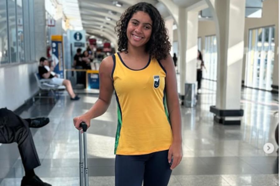 Atleta Paralímpica de Senador Canedo, Gabrielly Vitória, Convocada para Treinamentos de Natação de Jovens 2025
