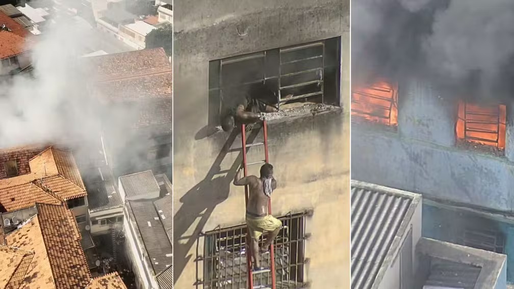 Incêndio destrói fábrica de fantasias no Rio; 21 feridos e risco de desabamento