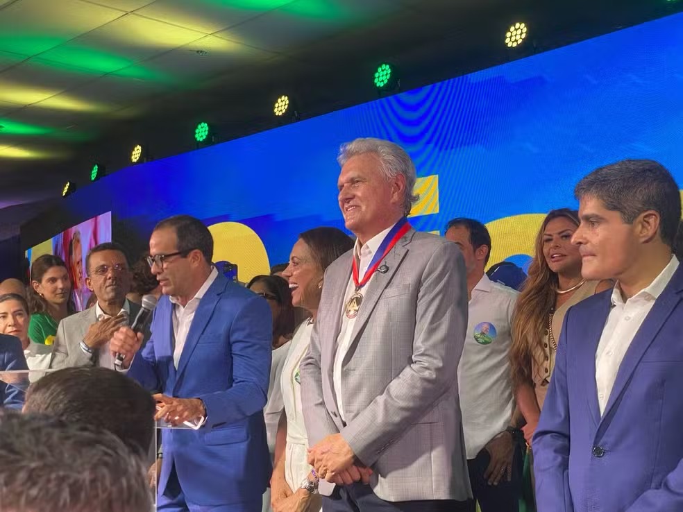 Caiado lança pré-candidatura à presidência em meio a divisões internas no União Brasil