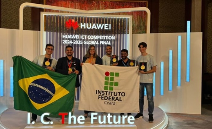 Institutos Federais do Brasil brilham na China e conquistam pódio em competição global de tecnologia da Huawei
