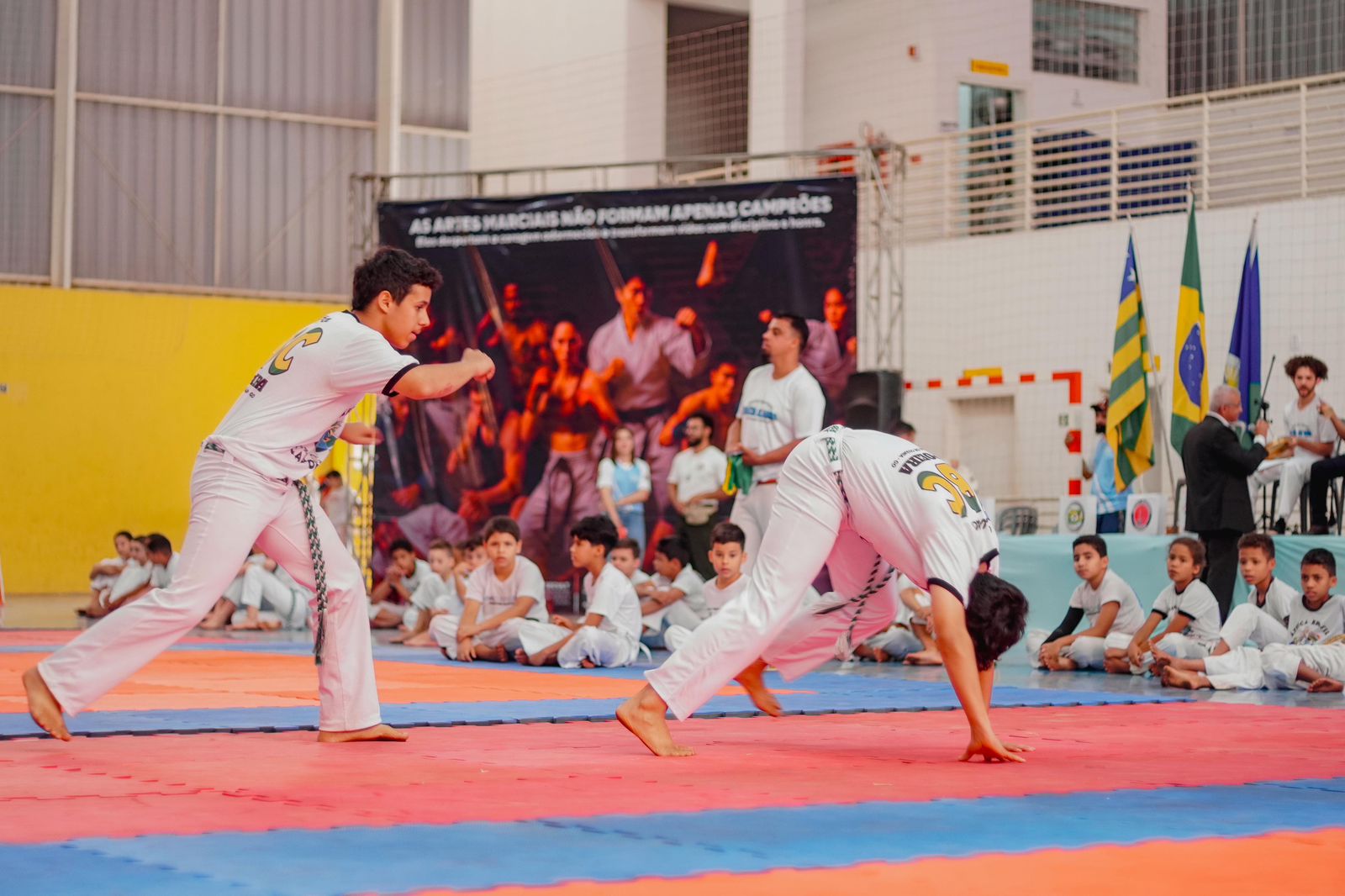 Capoeira movimenta Senador Canedo e fortalece esporte e cultura com apoio da Secult