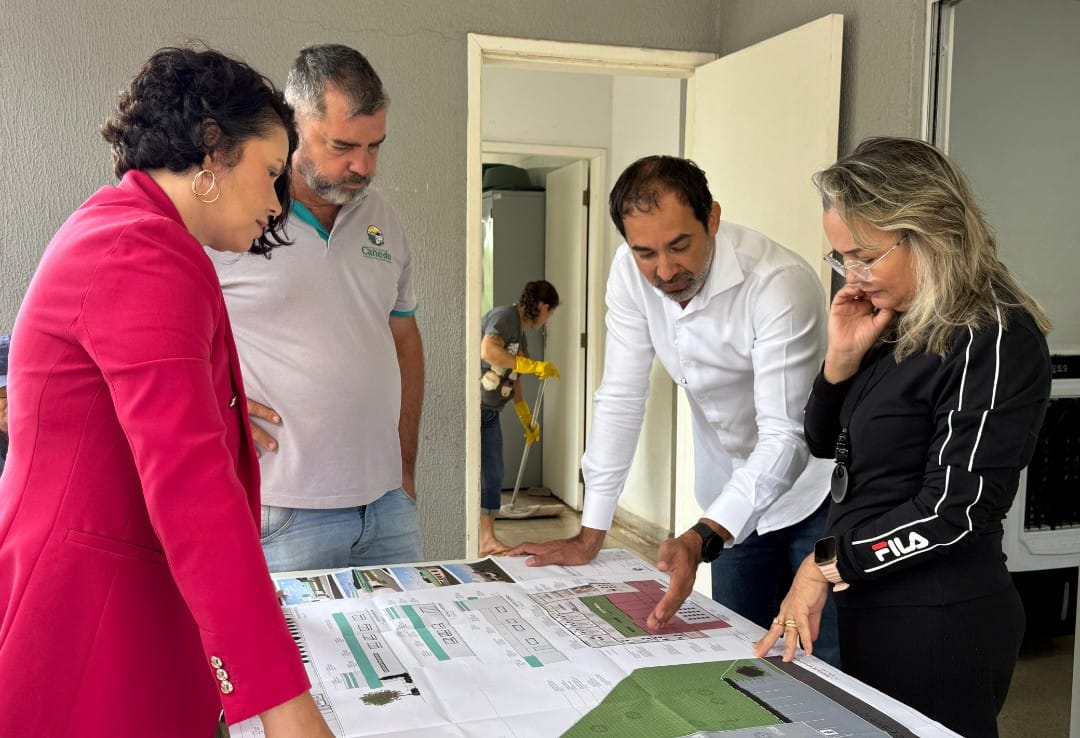 Obras de reforma e ampliação do CRAS do Jardim das Oliveiras seguem em andamento em Senador Canedo