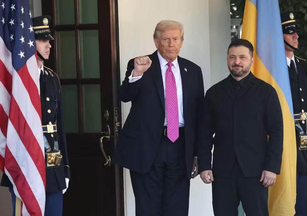 Trump recebe Zelensky na Casa Branca em nova tentativa de avançar negociações de paz com a Rússia