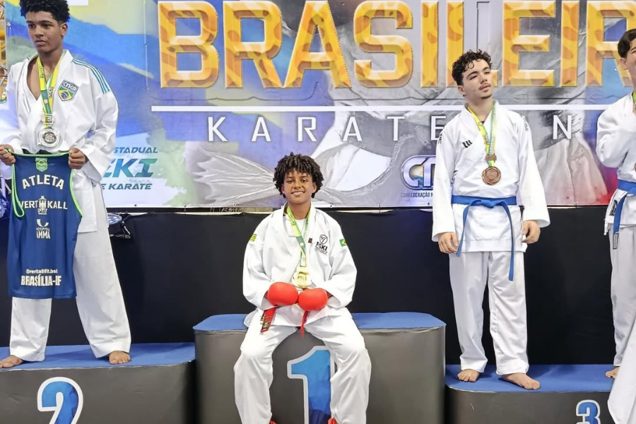 Atleta de Senador Canedo brilhou no campeonato brasileiro CNKB WKA em Fortaleza – CE