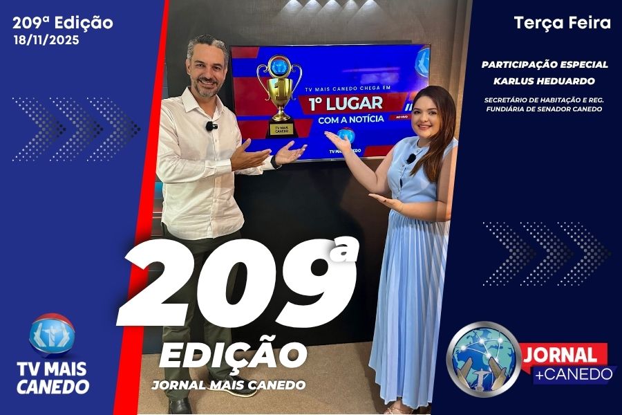Jornal Mais Canedo – 209ª Edição – Terça