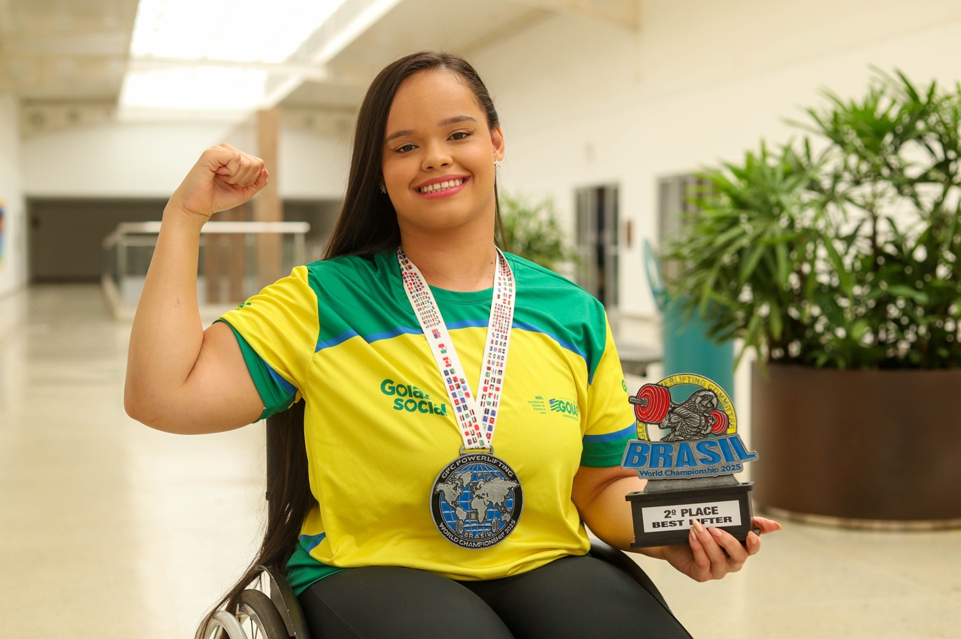 Atleta de Senador Canedo conquista título mundial e destaca força do paradesporto no município