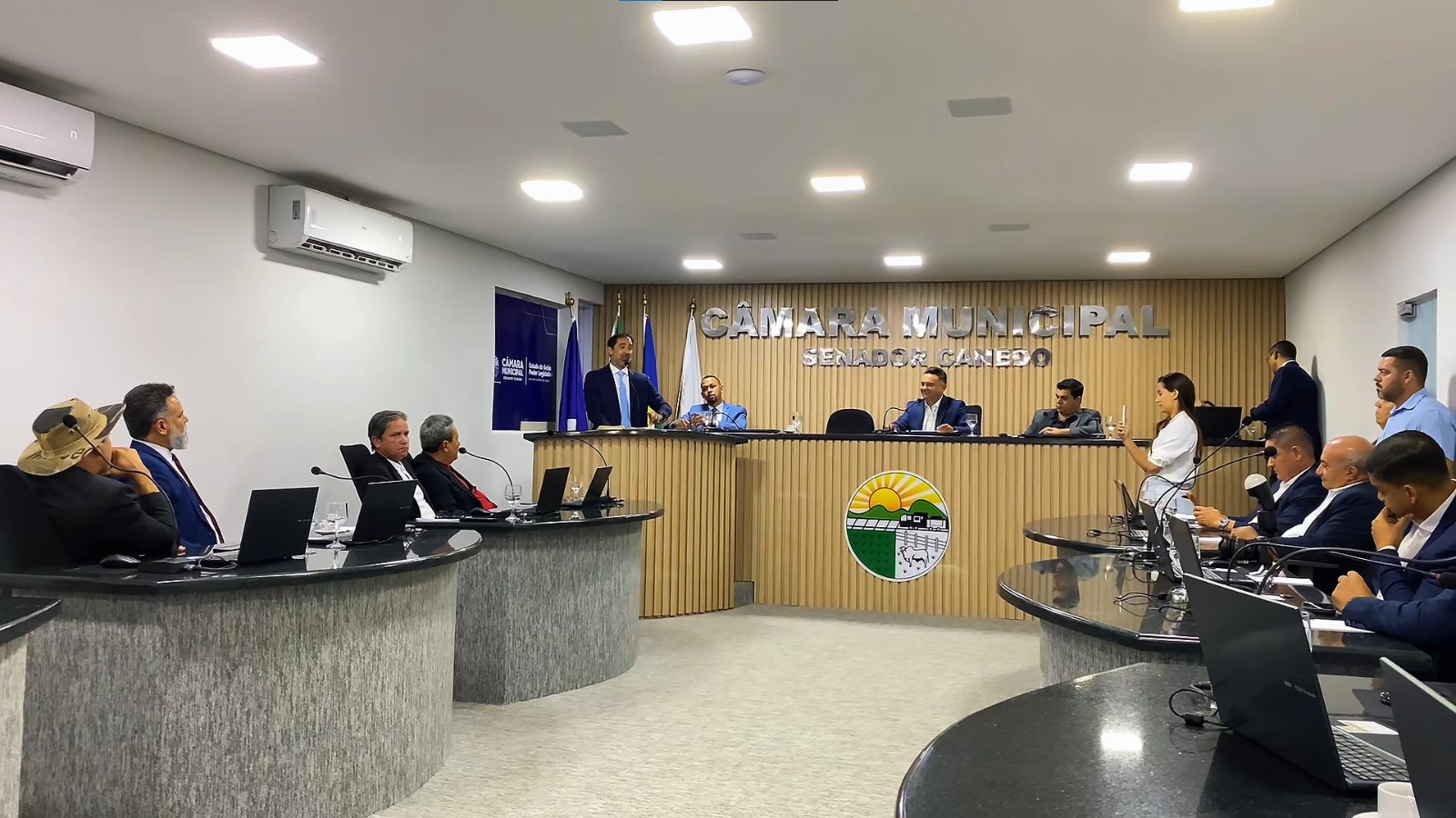 Câmara Municipal de Senador Canedo inaugura novo Plenário Jorge Cavalheiro dos Santos