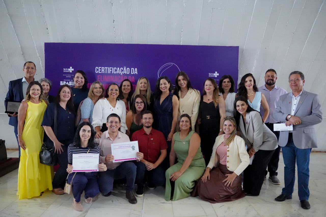 Senador Canedo recebe certificação nacional por avanços na eliminação da transmissão vertical do HIV