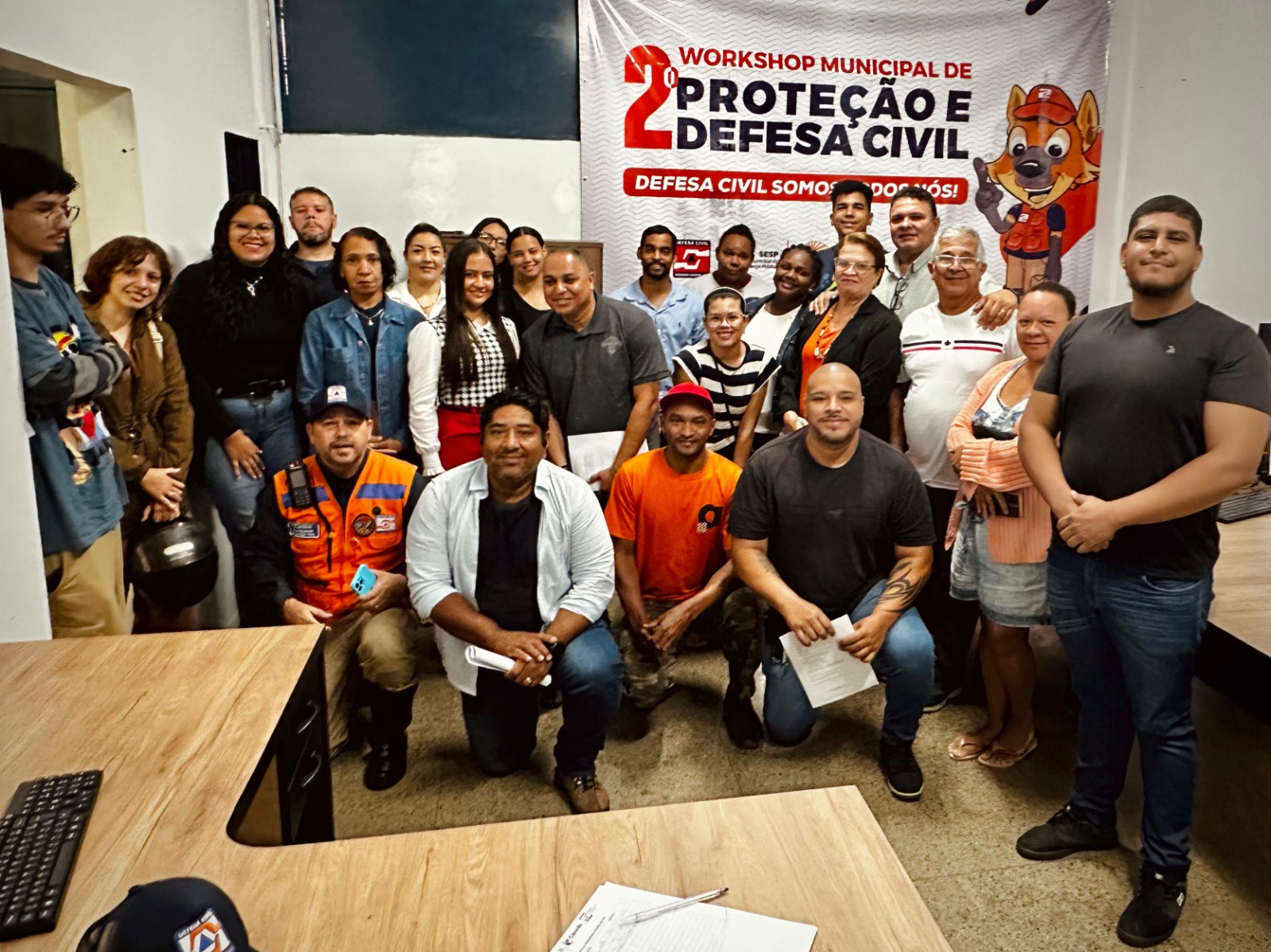Alunos do IFG visitam base da Defesa Civil de Senador Canedo em atividade prática