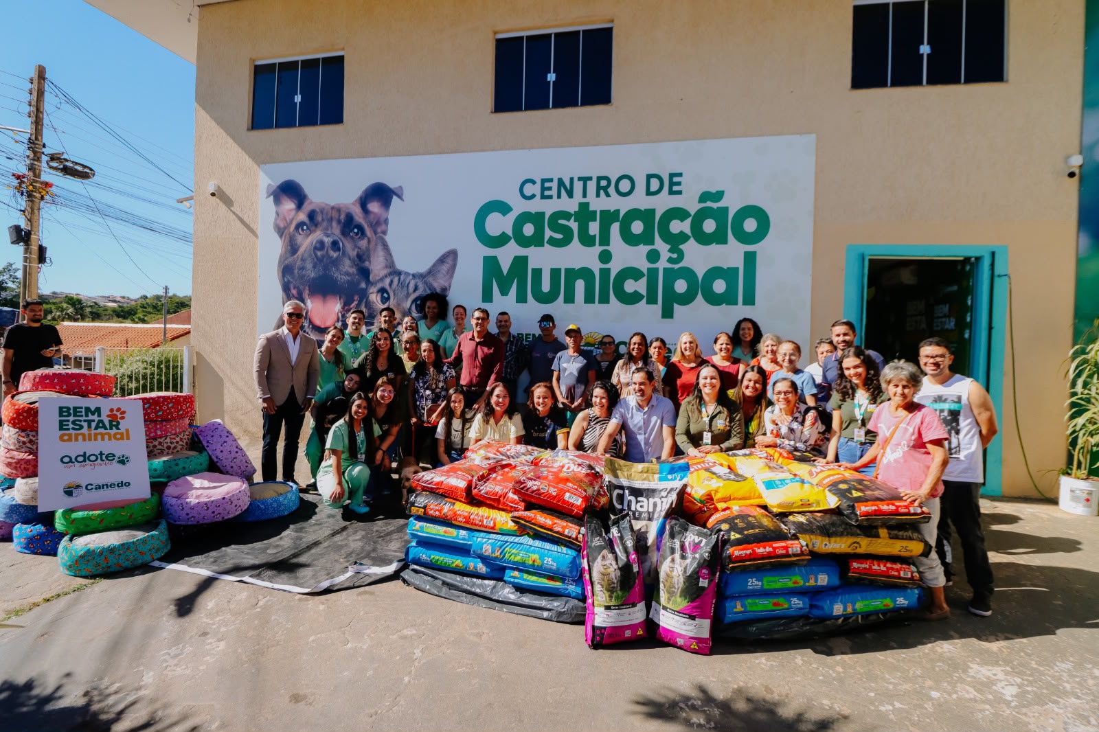 Centro de castração municipal completa 2 anos em Senador Canedo e anuncia ampliação do cata