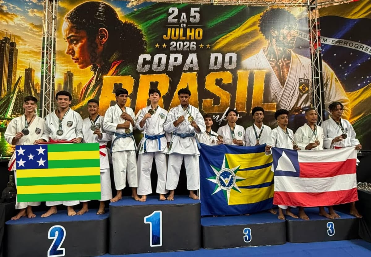 Cinco atletas de Senador Canedo conquistam medalhas na Copa Brasil de Karatê